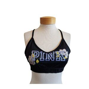 Victoria's Secret PINK Active Ultimate Lightly Lined Hawaii Floral Sports Bra L